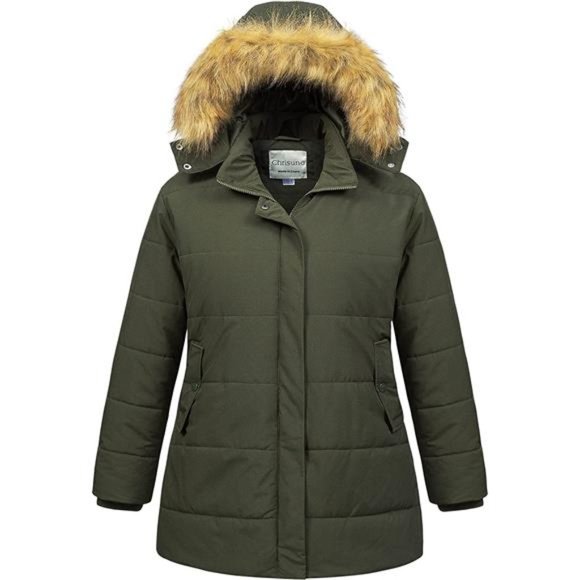 Women's Plus Size Winter Coat Waterproof Long Puffer Jacket